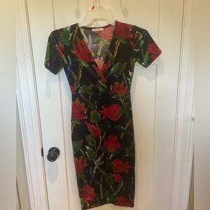 Zara Trafaluc Velvet Dress - S